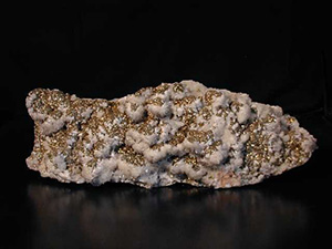 Pyrite with Calcite