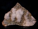 Pyrite with Calcite